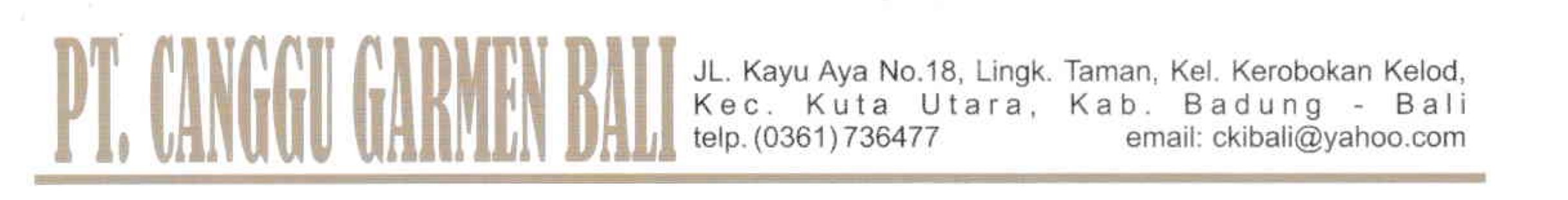 Karir Terbaru MARKETING MANAGER di PT Canggu Garmen Bali 1 616541fb6c9ee