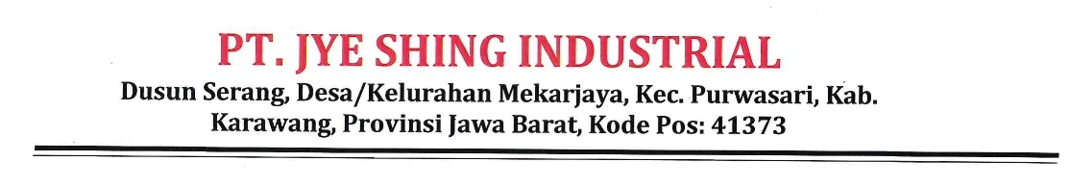 Lowongan Ahli Teknik Produksi Industri di Jye Shing Industrial 1 6abb820e1fcec