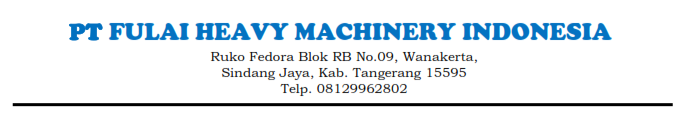 Karir Terbaru TEKNISI MESIN di Fulai Heavy Machinery Indonesia 1 6a9a4e743abe9